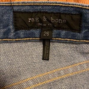Rag & bone straight crop jeans